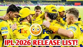 These CSK Players will be RELEASED 😳 CSK IPL 2026 Release List | Cricket News Facts