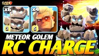 TH18 RC Ghost Walk! 👻 How to 3-Star with Meteor Golems! (Clash of Clans) 
