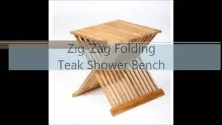 Teak Shower Bench Toronto | Teak Bath Stools | Folding Shower Seat