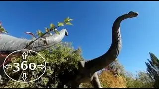 Calgary Zoo: Dinosaur Park Part 3 |360 DINOSAURS | SOUND ON | VIRTUAL | VR |