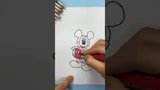 How to draw Mickey Mouse! #drawing #disney