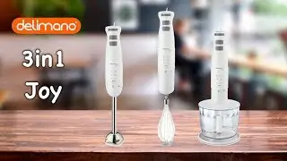 Delimano Joy Hand Blender Set 3 In 1