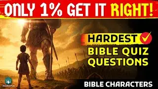 Only 1% Know These Bible Characters! 25 
