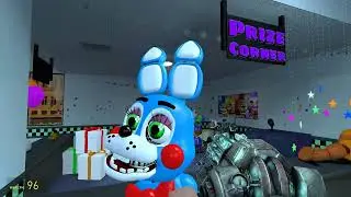 GMod FNAF- The phantoms try to attack the pizzeria