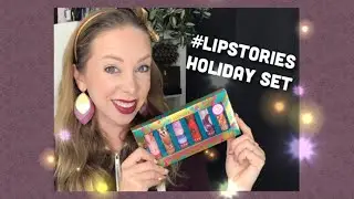 Sephora #lipstories holiday gift set - TRY ON!