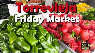 Torrevieja Friday Market 🇪🇸 | Real Food Prices & Local Shopping (Spain 2026)