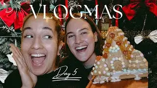 making a gingerbread house for the first time (don't judge!) | VLOGMAS DAY 5