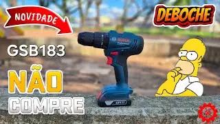 Teste Completo - Parafusadeira Furadeira BOSCH GSB 183