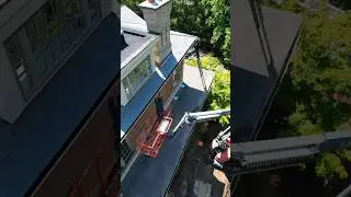 Aluminum gutter install - POV