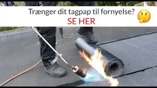 Tagpap holder din ejendom tæt for vind og vejr