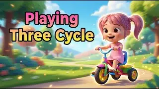 Little Nana - Playing Three Cycle Fun | Kids Tricycle Adventures