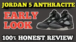 Air Jordan 5 Anthracite Early In Hand Review | 1Shawndon