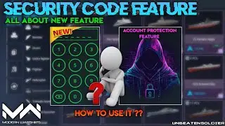 Modern Warships : New Security Code Feature Explained || New Account Protection Feature || MW