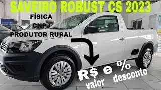 VW SAVEIRO ROBUST CS 2023 | Avalia&ccedil;&atilde;o e Pre&ccedil;os