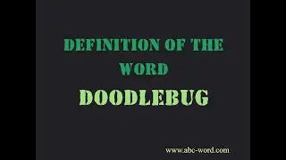 Definition of the word 
