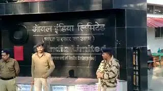 Protest against privatization of oil India
