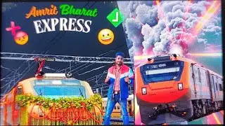 Amrit Bharat WAP-7 130 Kmph, Vande Bharat+ Push-Pull WAP-5 Amrit Bharat Express | Howrah To KAmakhay