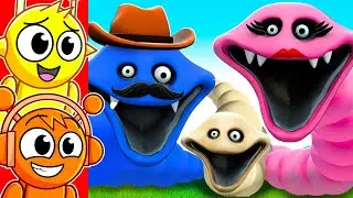 Реакция Спрунки на HUNGRY WORM FAMILY в GMOD?!