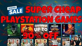 Super Cheap PlayStation Games 2024 PS4 PS5 Spring Sale on PSN