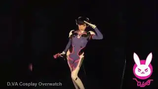 D.Va Cosplayer Sped Up