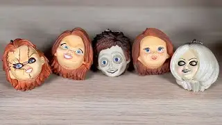 Child's Play Bag of 8 Chucky Capsule Keychains (All 5 Variants)