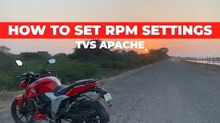 HOW TO SET RPM SETTINGS I TVS Apache 160 4V BS6 2021