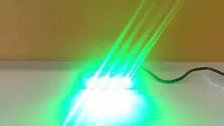 S4 Warning LED Green Emergency Warning Strobe Light