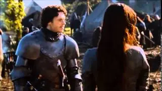 Catelyn returns to Robb's camp