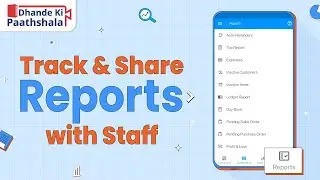 Learn how to view reports on Biz Analyst and share them with your team | Biz Analyst | Khatabook