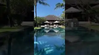 20 meters of shimmering pool  500sqm of breezy lounge pavilion