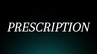 Learn How to Pronounce 'Prescription'! Correctly (Medical Term Pronunciation)