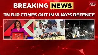 Karur Stampede News: BJP Supports Vijay, DMK Govt Under Fire In Tamil Nadu | India Today News