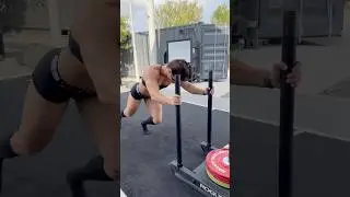 Sled push #workout