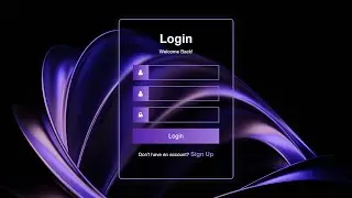 🔥 How to Create a Modern Login Page with HTML & CSS | Responsive Layout