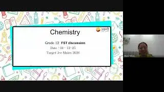 XII - FST Paper Discussion | JEE Chemistry 2026 Revision | 1st Dec, 2025
