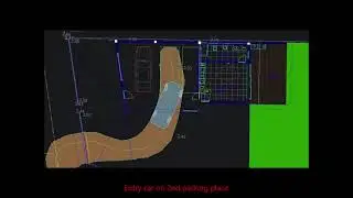 Parking lot trajectory simulation