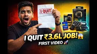 I Quit My Job 😱 | Starting My YouTube Journey 🚀 | First Vlog + Unboxing Action Camera #firstvlog