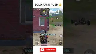 Solo rank push bgmi shorts | #bgmishorts #solorankpushbgmi