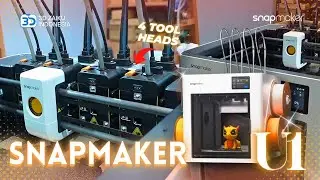 3D PRINT YANG DITUNGGU AKHIRNYA RILIS‼️UNBOXING & REVIEW SNAPMAKER U1