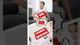 UTI vs Vaginal Infection #shorts #urinarytractinfection