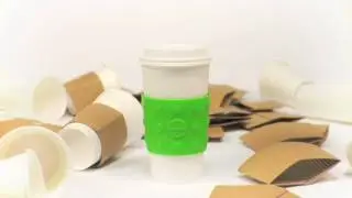 cupcooley&trade; - the reusable silicone cup cozy