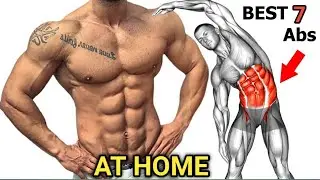 BEST 7 ABS EXERCISES||abs workout at home||FitSuraj