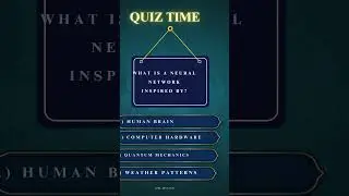 What Is a Neural Network Inspired By? 🧠 #AI #NeuralNetworks #MachineLearning