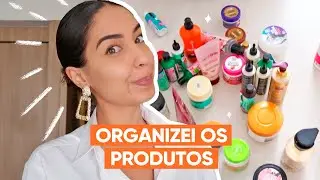 ORGANIZANDO MEUS PRODUTOS DE CABELO + VIAGEM PRA SÃO PAULO | JULIANA LOUISE