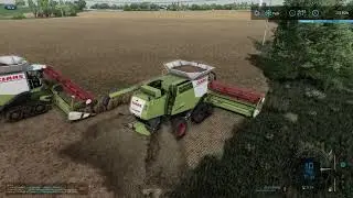 [FS22][MP] Kandelin 01-Großauftrag Gerste Dreschen mit 2x Claas Lexion 660-Teil 1