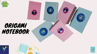 DIY Mini Notebooks - 1 sheet | 3D Origami Notebook | Paper Craft | Easy Art & Craft | Back to School