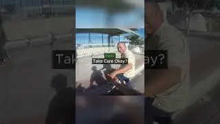When a Caring Biker Helped a Stanger Catch the Bus...😳