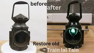 Restore antique rusted Old train Lal Tain | Punisher Hands | #restoration
