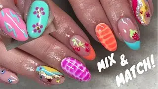 Pick & Mix Nail Design | Gel Nail Infill