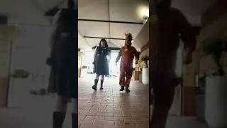 Walking into a anime con like #shorts #cosplay #skit #onepiece  #funny #minamicon